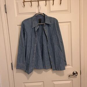 Eddie Bauer Denim Blue Shirt Jacket